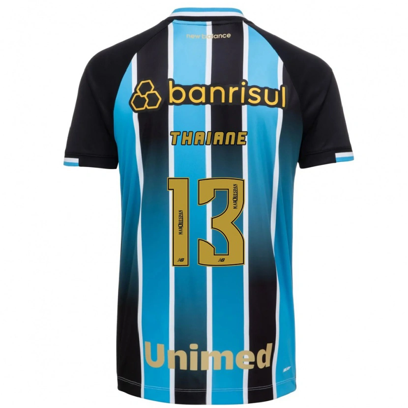Danxen Niño Camiseta Thaiane #13 Azul Marrón Negro 1ª Equipación 2026/27 La Camisa