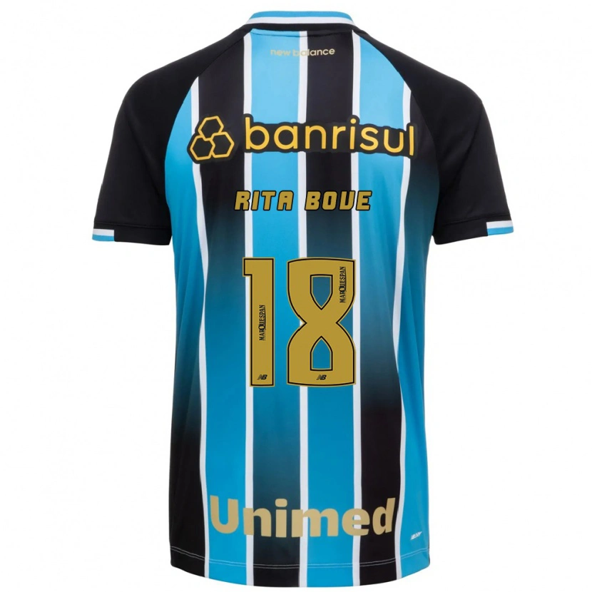 Danxen Niño Camiseta Rita Bove #18 Azul Marrón Negro 1ª Equipación 2026/27 La Camisa