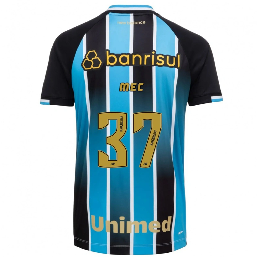 Danxen Niño Camiseta Gabriel Mec #37 Azul Marrón Negro 1ª Equipación 2026/27 La Camisa