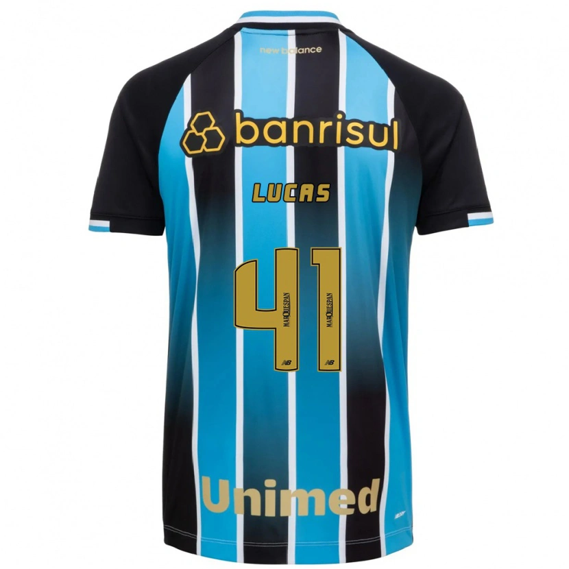 Danxen Niño Camiseta Pedro Lucas #41 Azul Marrón Negro 1ª Equipación 2026/27 La Camisa
