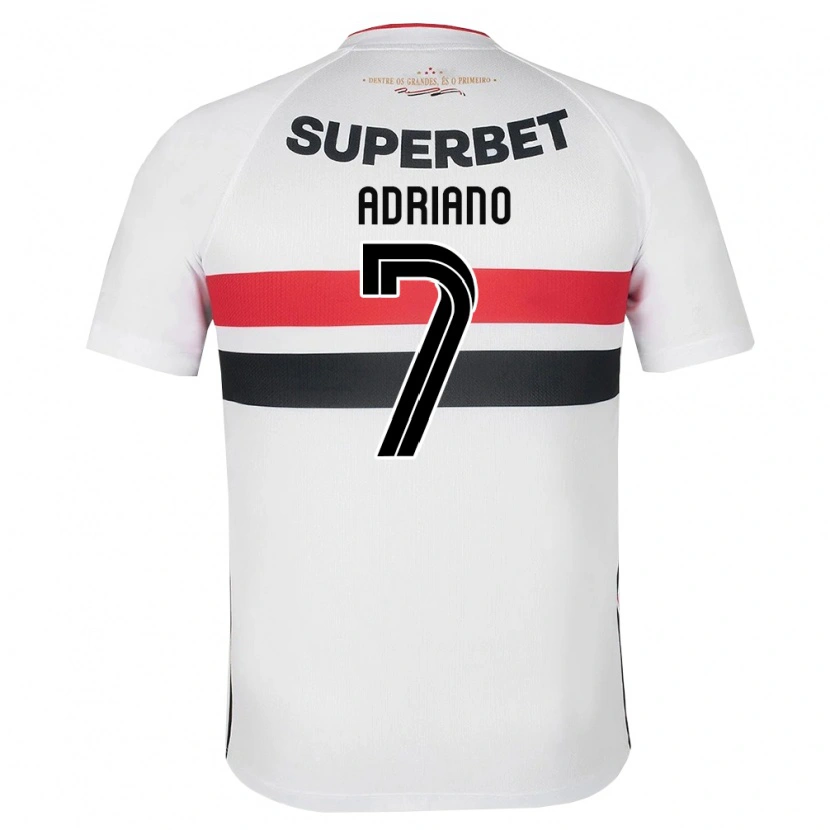 Danxen Niño Camiseta João Adriano #7 Blanco Rojo Negro 1ª Equipación 2026/27 La Camisa