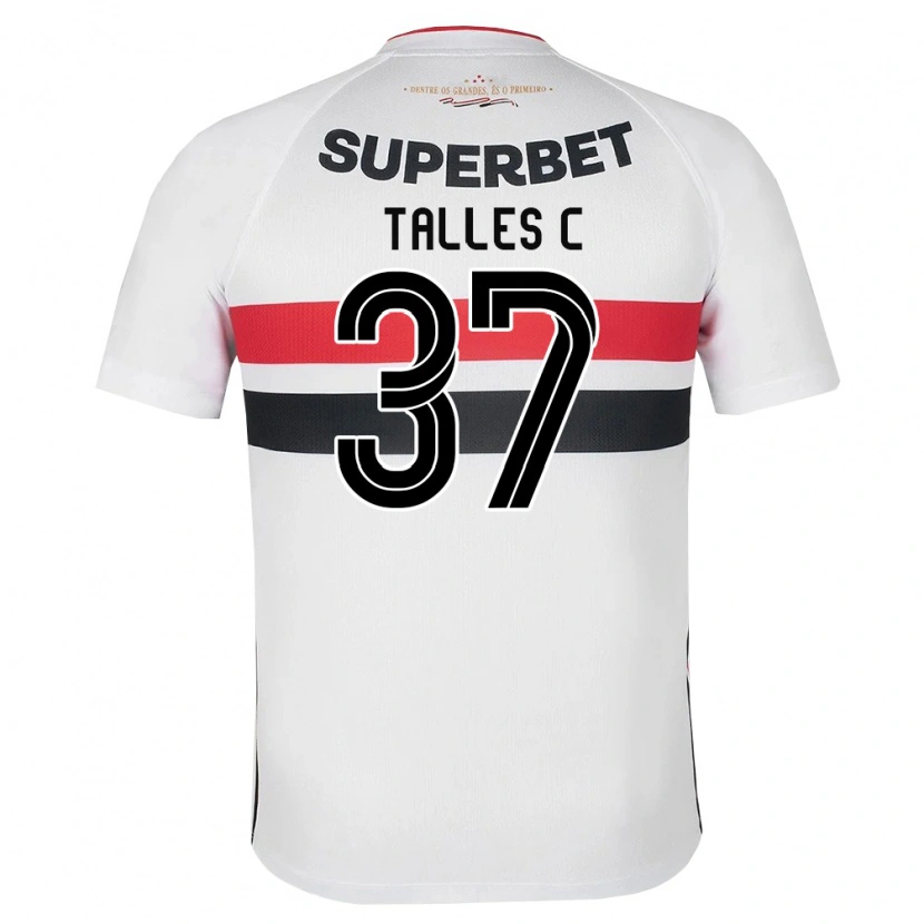 Danxen Niño Camiseta Talles #37 Blanco Rojo Negro 1ª Equipación 2026/27 La Camisa