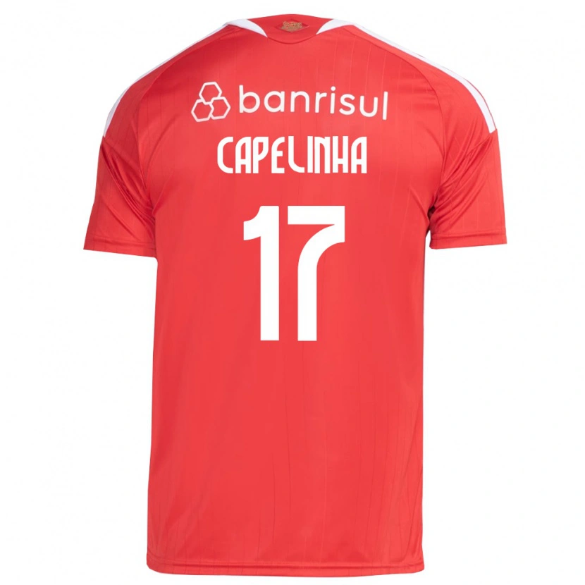 Danxen Niño Camiseta Capelinha #17 Rojo Blanco 1ª Equipación 2026/27 La Camisa
