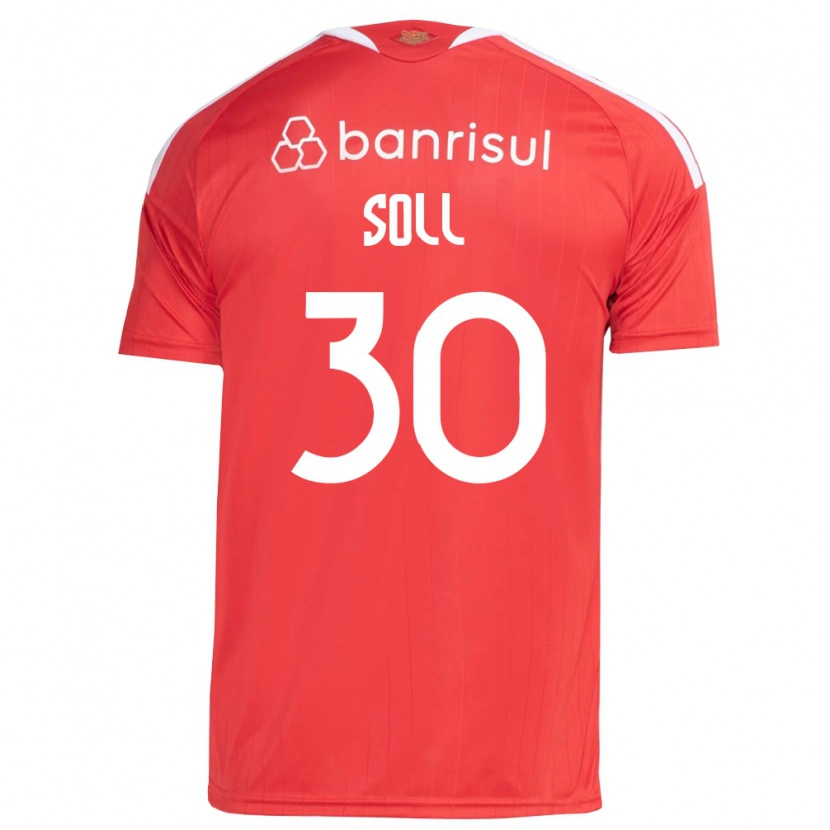 Danxen Niño Camiseta Soll #30 Rojo Blanco 1ª Equipación 2026/27 La Camisa
