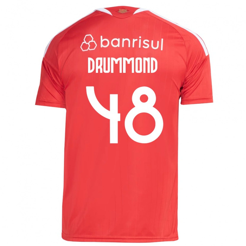 Danxen Niño Camiseta Lucca Drummond #48 Rojo Blanco 1ª Equipación 2026/27 La Camisa