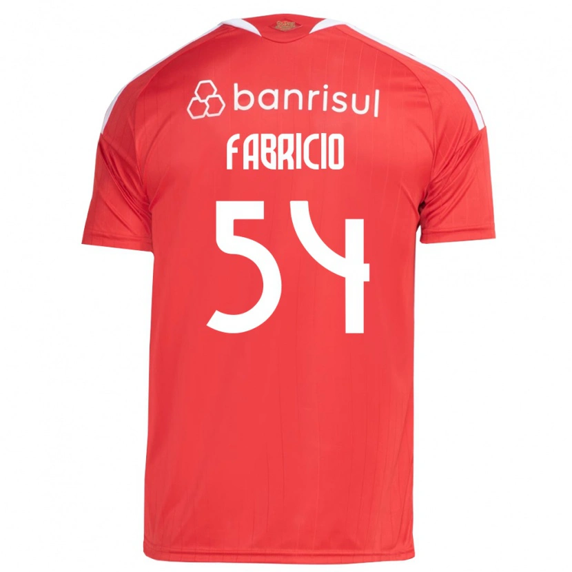 Danxen Niño Camiseta Fabricio Zechmeister Do Prado #54 Rojo Blanco 1ª Equipación 2026/27 La Camisa