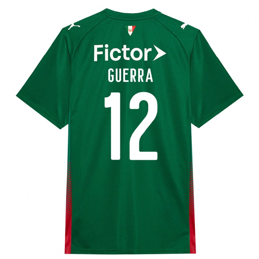 Danxen Niño Camiseta Heitor Guerra #12 Verde Rojo Blanco 1ª Equipación 2026/27 La Camisa