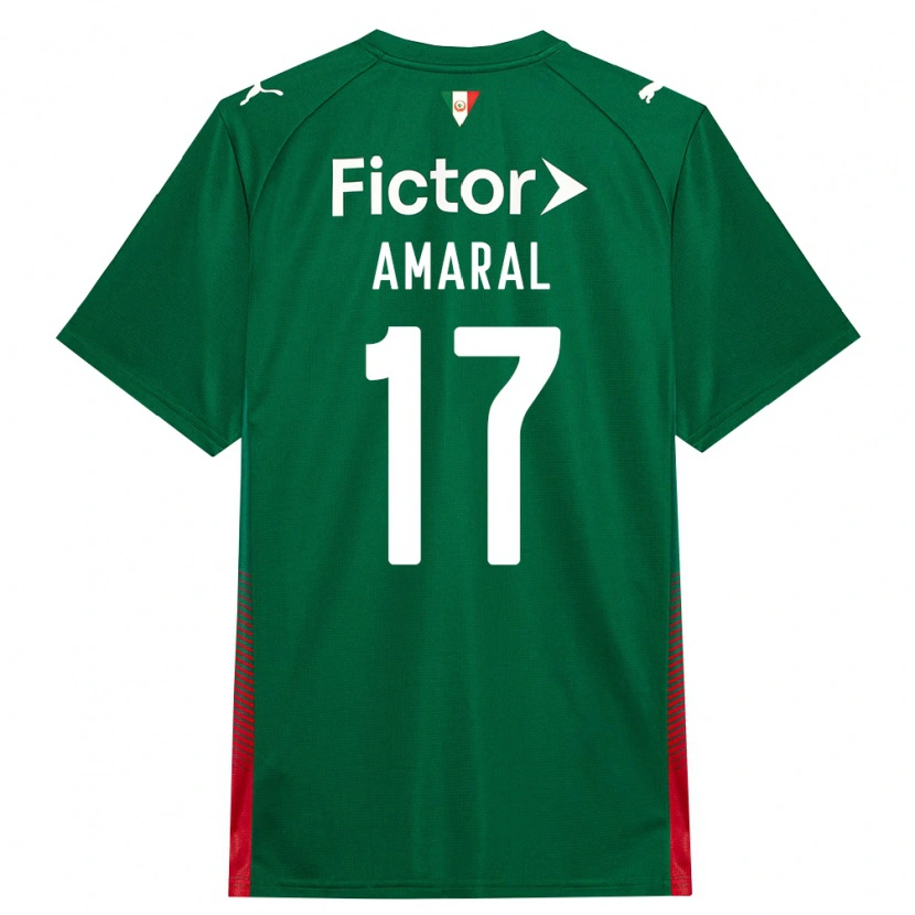 Danxen Niño Camiseta Isadora Amaral #17 Verde Rojo Blanco 1ª Equipación 2026/27 La Camisa