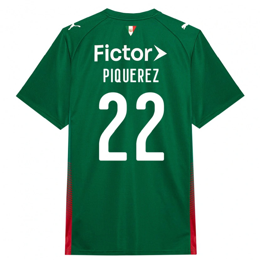 Danxen Niño Camiseta Joaquín Piquerez #22 Verde Rojo Blanco 1ª Equipación 2026/27 La Camisa