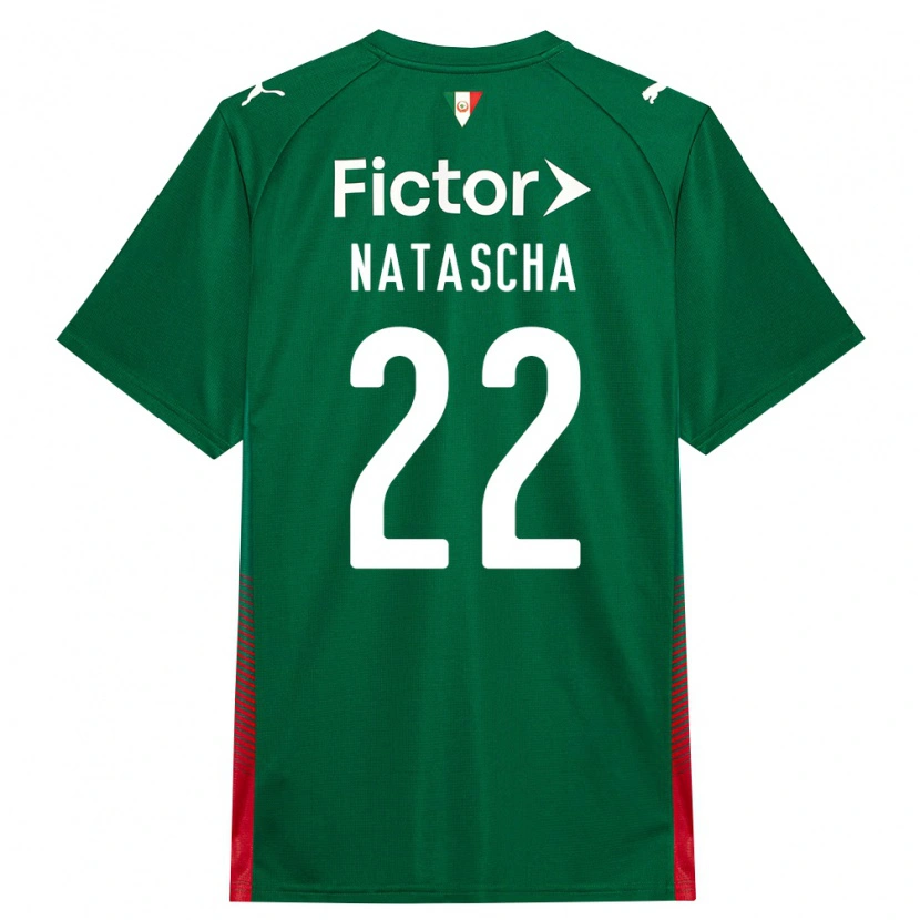Danxen Niño Camiseta Natascha #22 Verde Rojo Blanco 1ª Equipación 2026/27 La Camisa