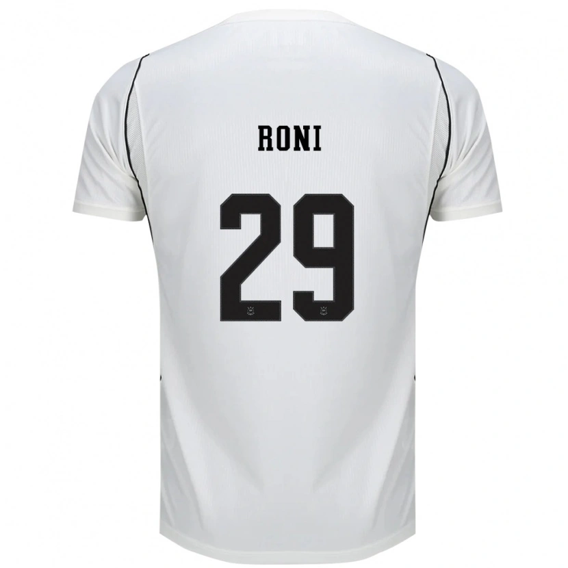 Danxen Niño Camiseta Roni #29 Blanco Negro Rojo 1ª Equipación 2026/27 La Camisa