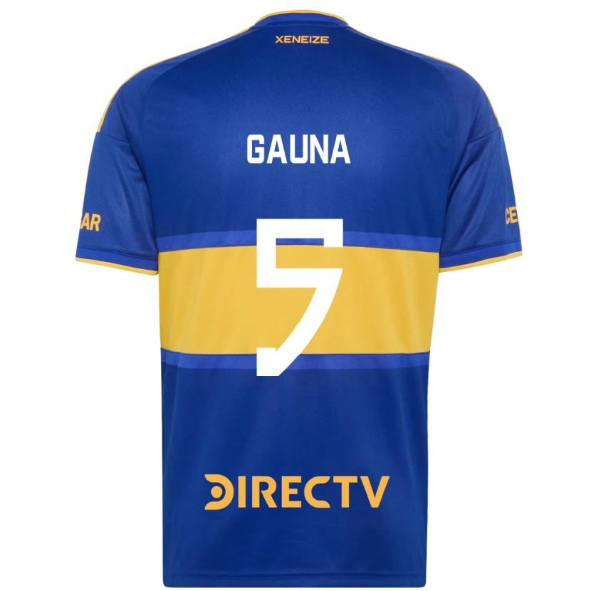 Danxen Niño Camiseta Santiago Gauna #5 Azul Real Amarillo 1ª Equipación 2026/27 La Camisa