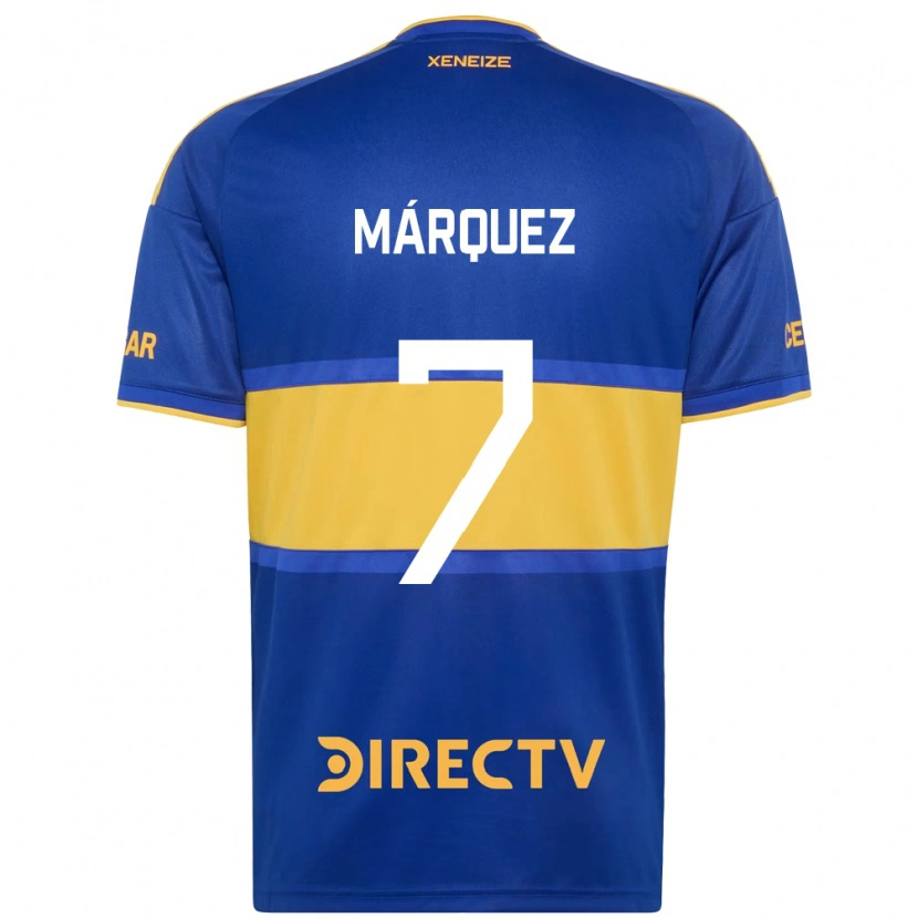 Danxen Niño Camiseta Tomás Márquez #7 Azul Real Amarillo 1ª Equipación 2026/27 La Camisa