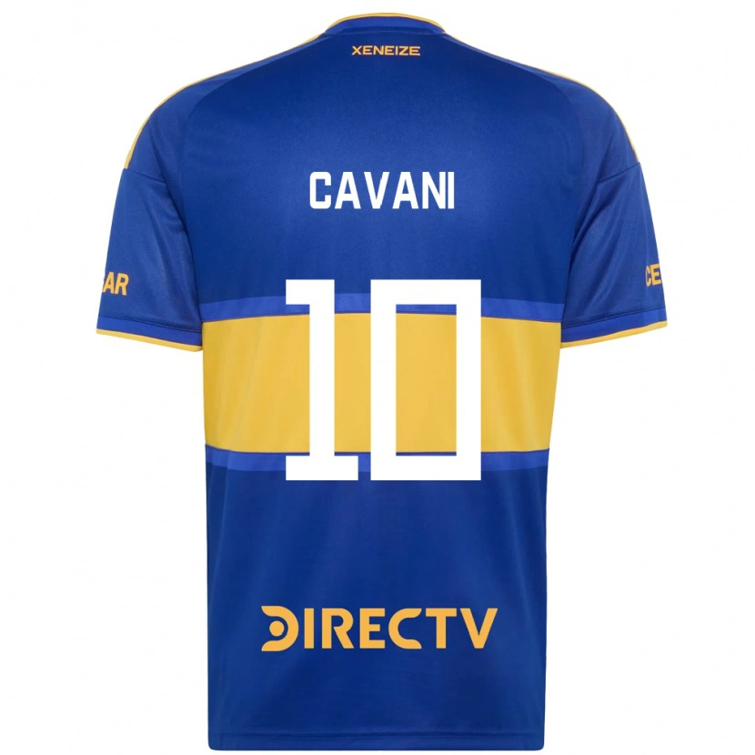 Danxen Niño Camiseta Edinson Cavani #10 Azul Real Amarillo 1ª Equipación 2026/27 La Camisa