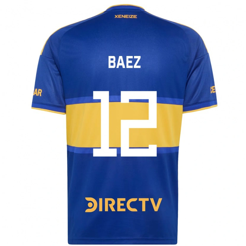 Danxen Niño Camiseta Tomás Baez #12 Azul Real Amarillo 1ª Equipación 2026/27 La Camisa