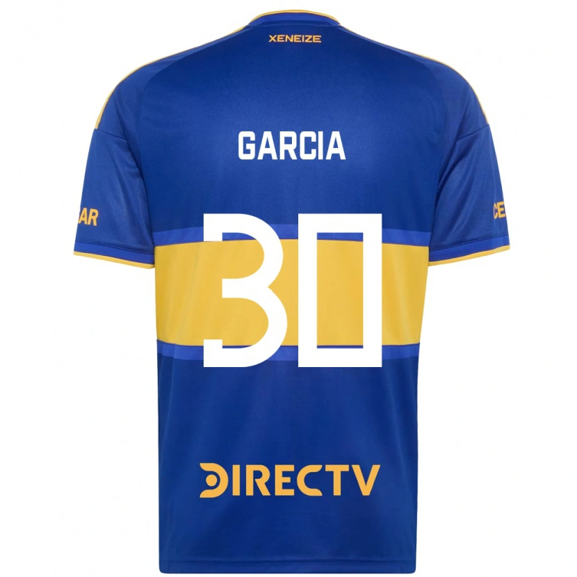 Danxen Niño Camiseta Javier García #30 Azul Real Amarillo 1ª Equipación 2026/27 La Camisa