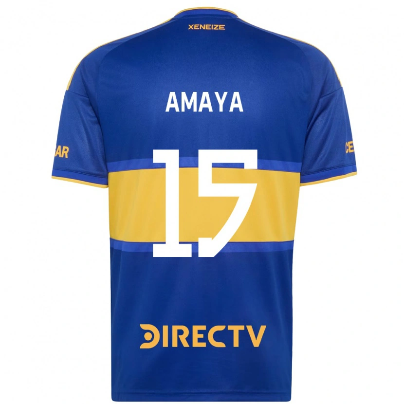 Danxen Niño Camiseta Facundo Amaya #15 Azul Real Amarillo 1ª Equipación 2026/27 La Camisa