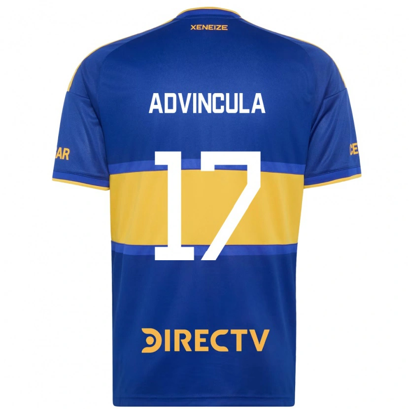 Danxen Niño Camiseta Luis Advincula #17 Azul Real Amarillo 1ª Equipación 2026/27 La Camisa