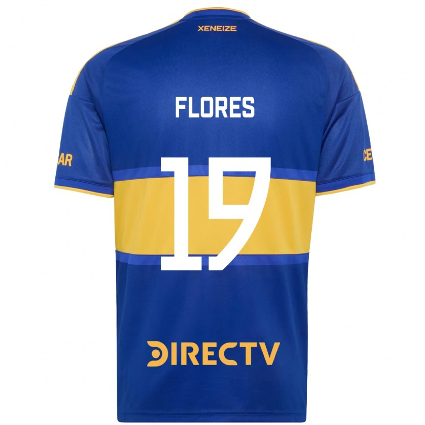 Danxen Niño Camiseta Leonel Flores #19 Azul Real Amarillo 1ª Equipación 2026/27 La Camisa