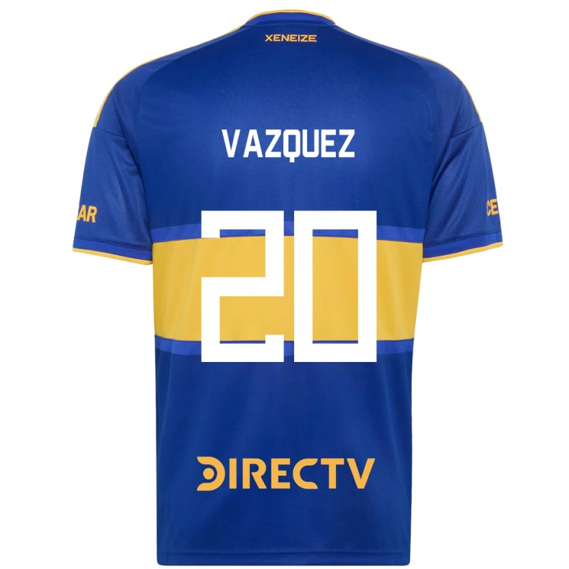 Danxen Niño Camiseta Constanza Vazquez #20 Azul Real Amarillo 1ª Equipación 2026/27 La Camisa