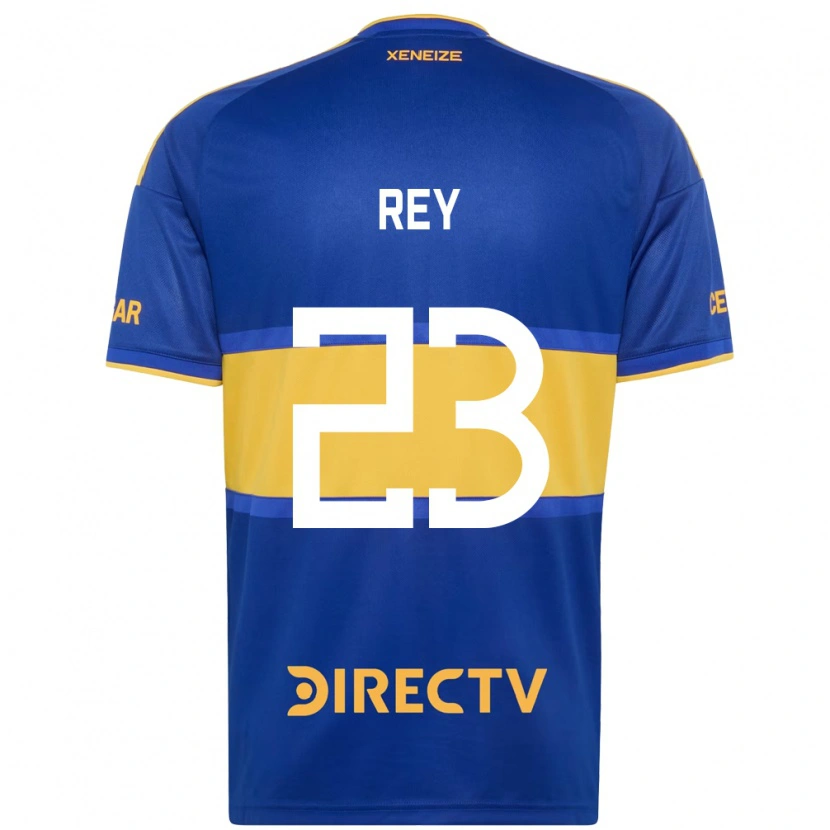 Danxen Niño Camiseta Camilo Rey Domenech #23 Azul Real Amarillo 1ª Equipación 2026/27 La Camisa