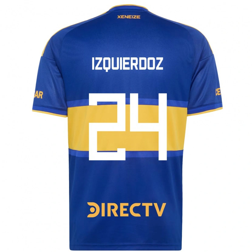 Danxen Niño Camiseta Carlos Izquierdoz #24 Azul Real Amarillo 1ª Equipación 2026/27 La Camisa