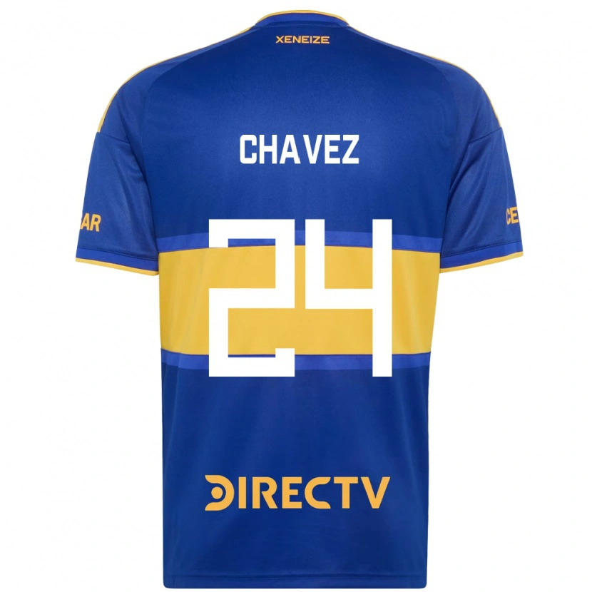 Danxen Niño Camiseta Gabriela Chavez #24 Azul Real Amarillo 1ª Equipación 2026/27 La Camisa