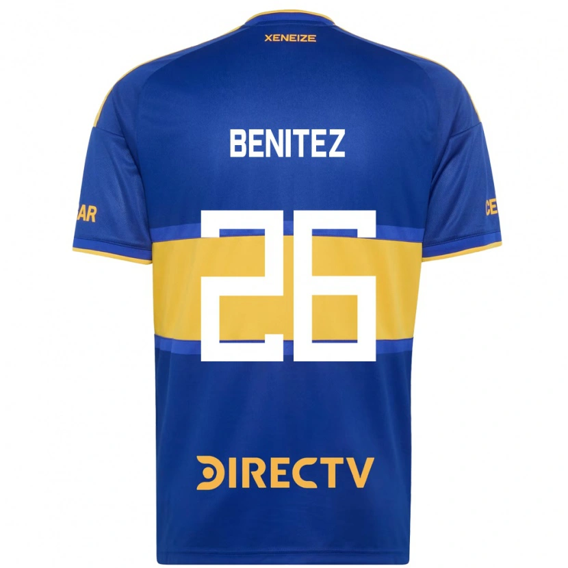Danxen Niño Camiseta Lorena Benitez #26 Azul Real Amarillo 1ª Equipación 2026/27 La Camisa