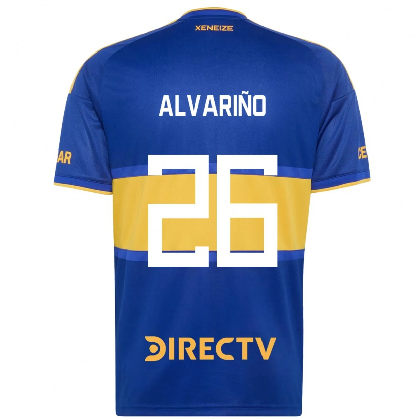 Danxen Niño Camiseta Alexis Alvariño #26 Azul Real Amarillo 1ª Equipación 2026/27 La Camisa