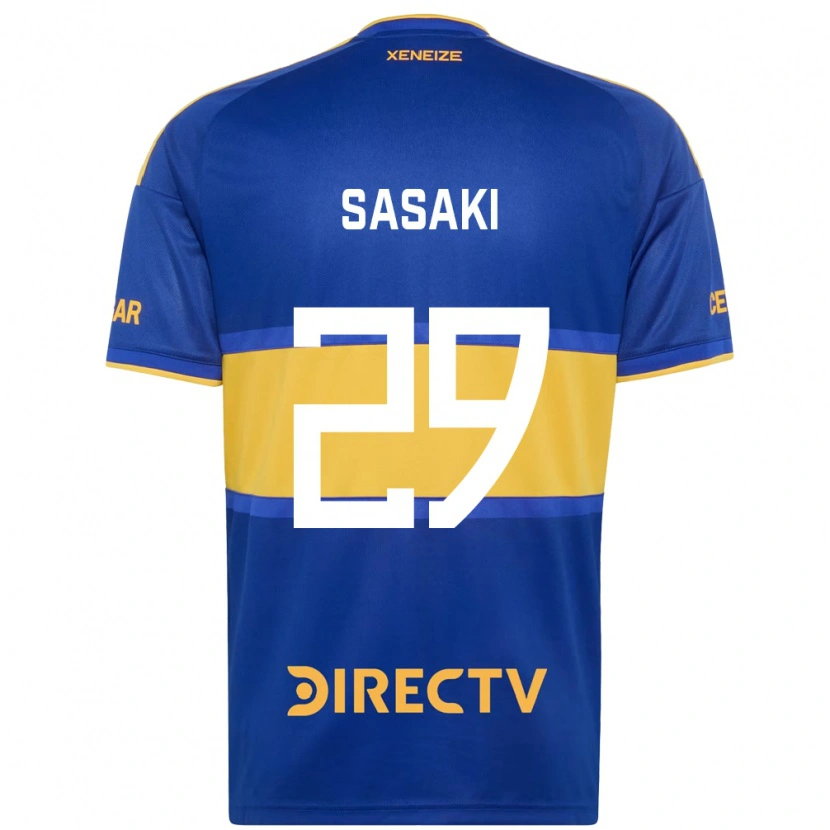 Danxen Niño Camiseta Yuria Sasaki #29 Azul Real Amarillo 1ª Equipación 2026/27 La Camisa