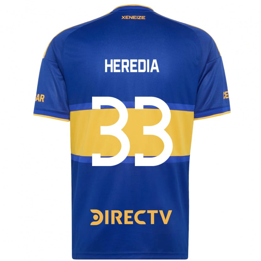 Danxen Niño Camiseta Agustín Heredia #33 Azul Real Amarillo 1ª Equipación 2026/27 La Camisa
