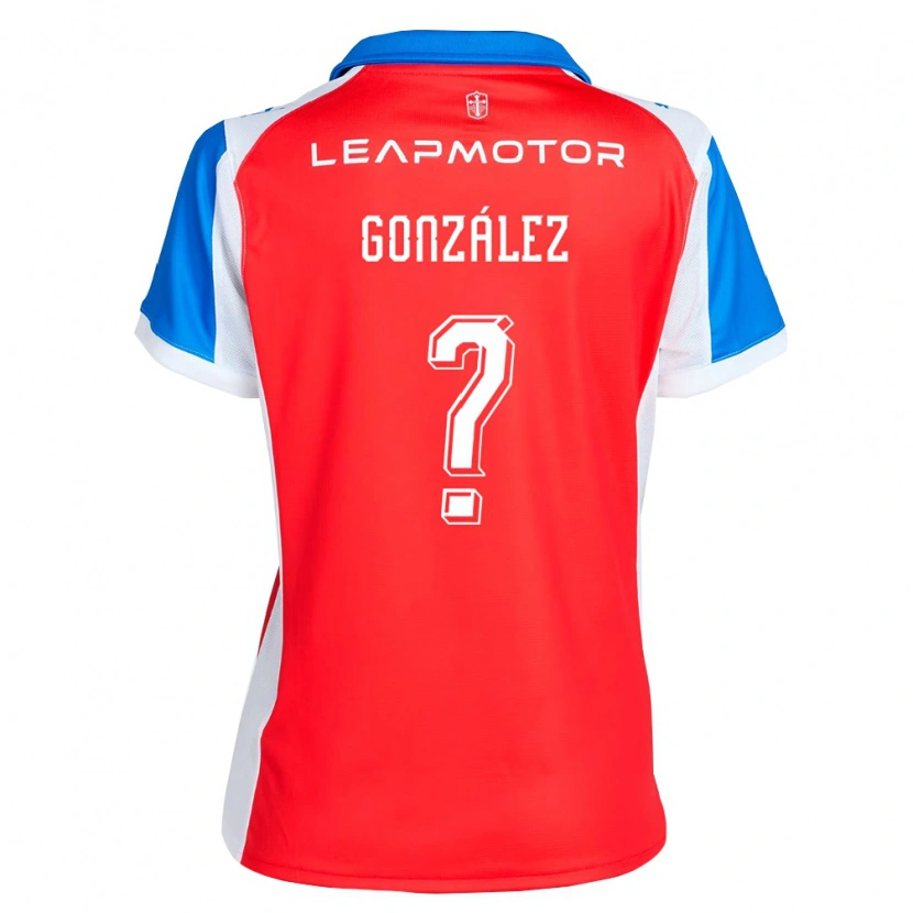 Danxen Niño Camiseta Simón González #0 Rojo Azul 2ª Equipación 2026/27 La Camisa