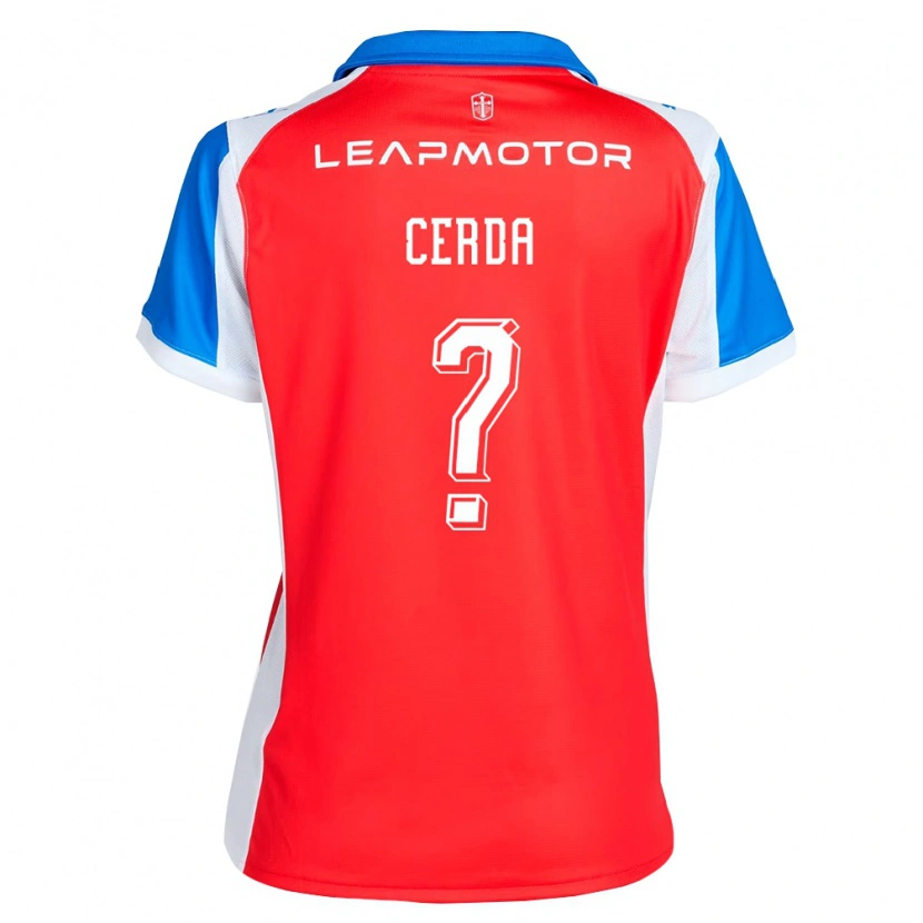 Danxen Niño Camiseta Axel Cerda #0 Rojo Azul 2ª Equipación 2026/27 La Camisa