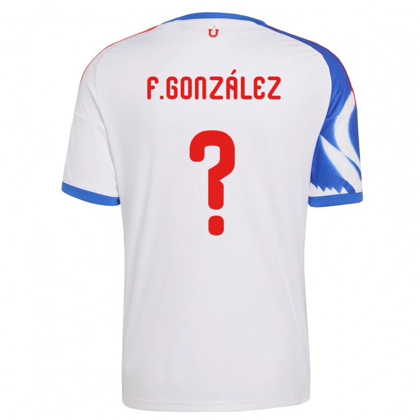 Danxen Niño Camiseta Fernando González #0 Blanco Azul Marino 2ª Equipación 2026/27 La Camisa
