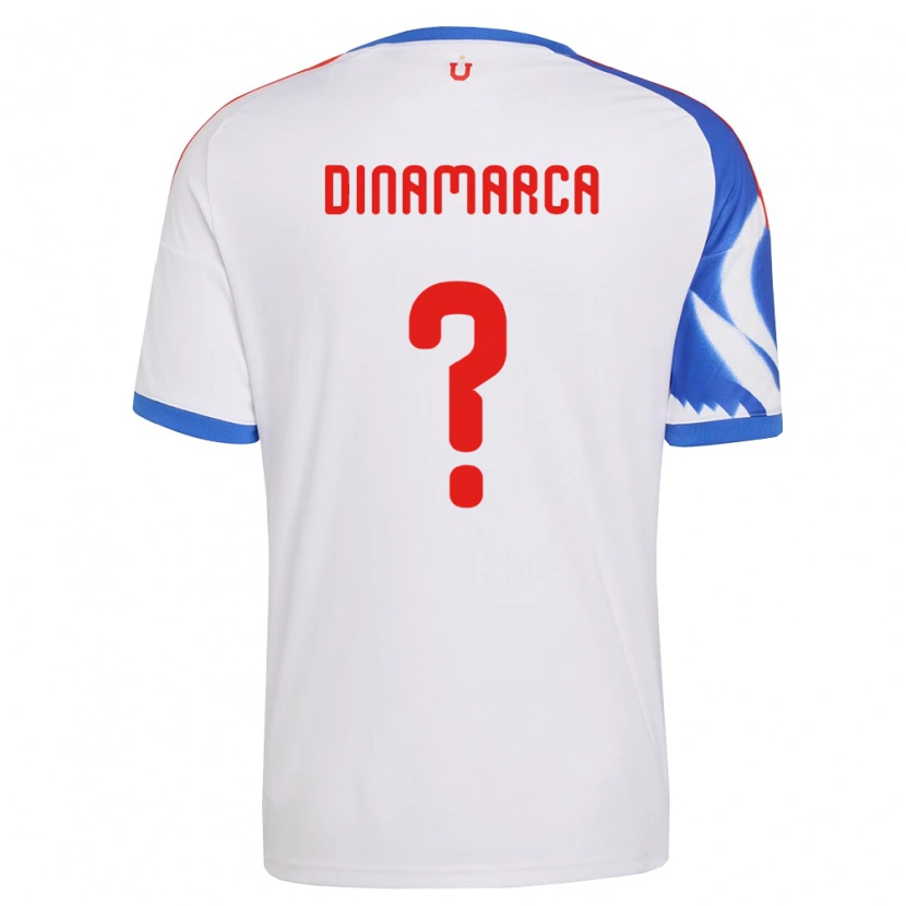 Danxen Niño Camiseta Benjamín Dinamarca #0 Blanco Azul Marino 2ª Equipación 2026/27 La Camisa