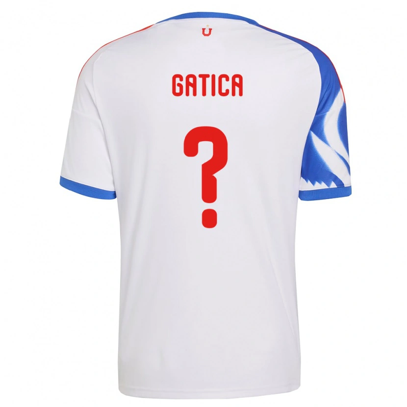 Danxen Niño Camiseta José Gatica #0 Blanco Azul Marino 2ª Equipación 2026/27 La Camisa
