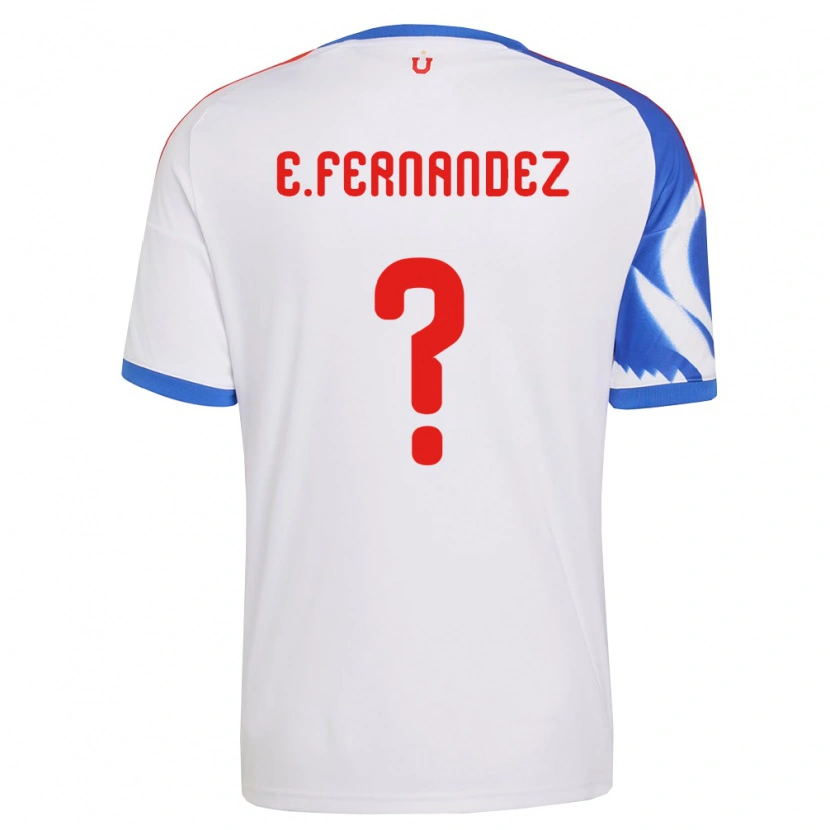 Danxen Niño Camiseta Enzo Fernández #0 Blanco Azul Marino 2ª Equipación 2026/27 La Camisa