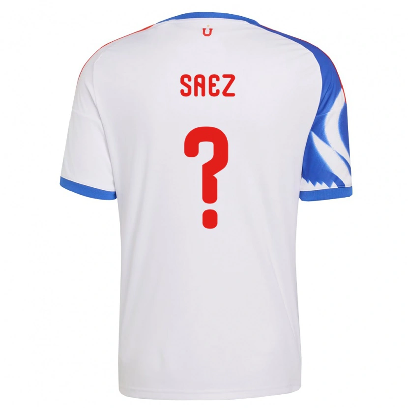 Danxen Niño Camiseta Ignacio Sáez #0 Blanco Azul Marino 2ª Equipación 2026/27 La Camisa