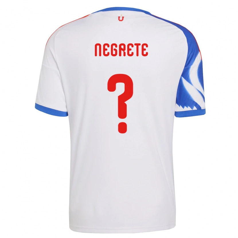 Danxen Niño Camiseta Salvador Negrete #0 Blanco Azul Marino 2ª Equipación 2026/27 La Camisa