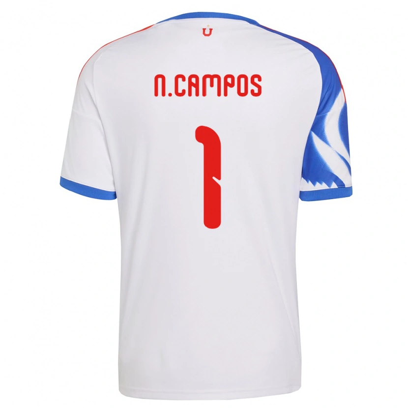 Danxen Niño Camiseta Natalia Campos #1 Blanco Azul Marino 2ª Equipación 2026/27 La Camisa