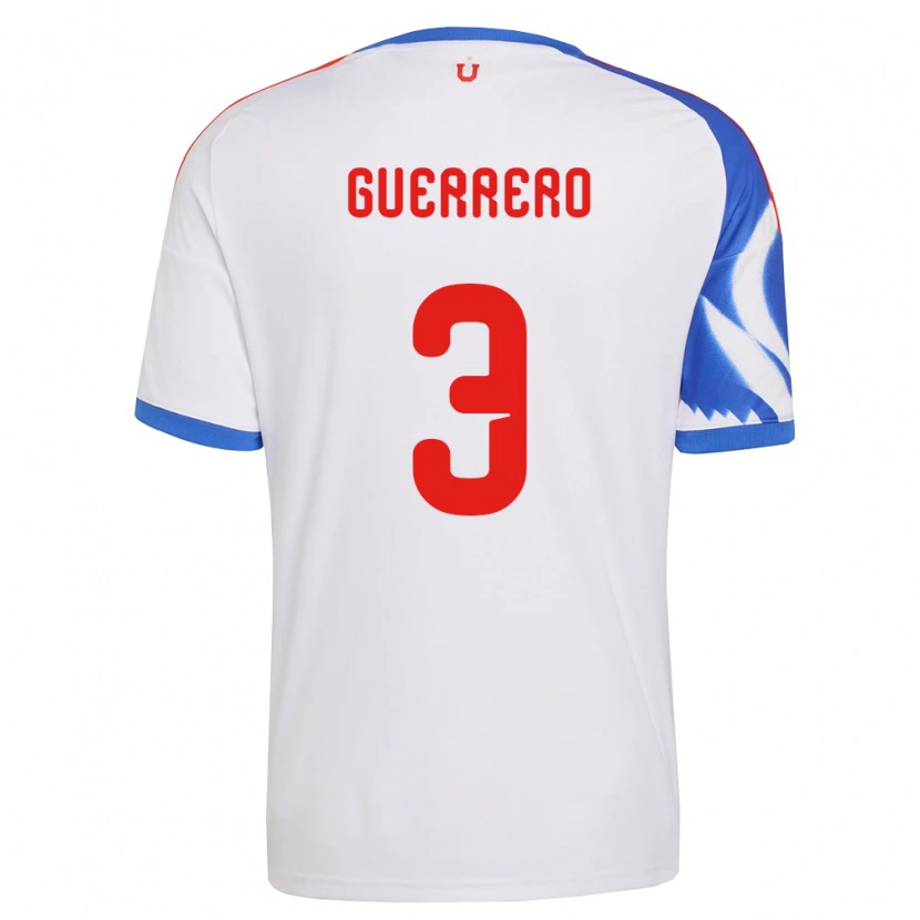 Danxen Niño Camiseta Carla Guerrero #3 Blanco Azul Marino 2ª Equipación 2026/27 La Camisa