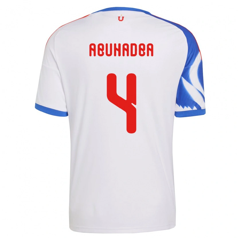 Danxen Niño Camiseta Zacarías Abuhadba #4 Blanco Azul Marino 2ª Equipación 2026/27 La Camisa