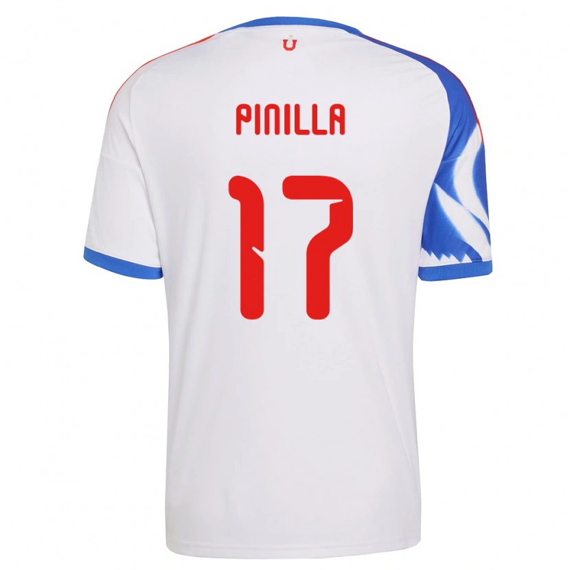 Danxen Niño Camiseta Fernanda Pinilla #17 Blanco Azul Marino 2ª Equipación 2026/27 La Camisa