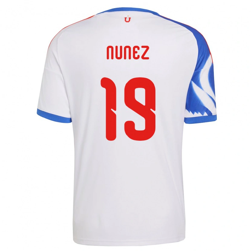 Danxen Niño Camiseta Renato Núñez #19 Blanco Azul Marino 2ª Equipación 2026/27 La Camisa
