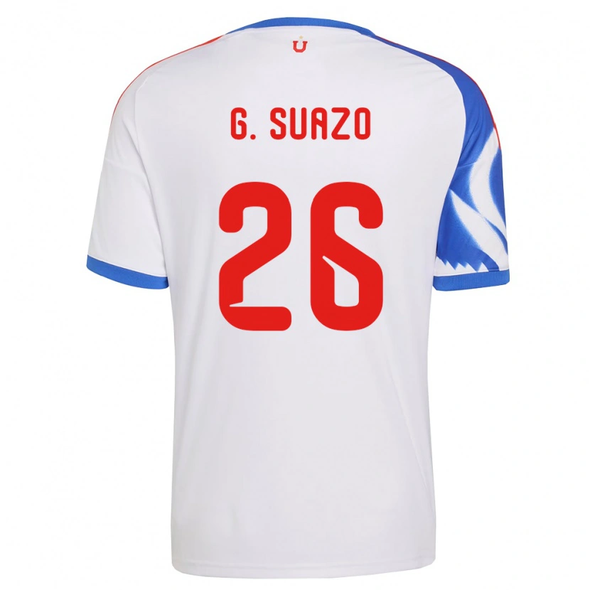 Danxen Niño Camiseta Grettel Suazo #26 Blanco Azul Marino 2ª Equipación 2026/27 La Camisa
