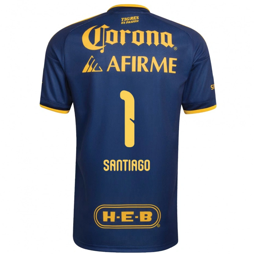 Danxen Niño Camiseta Cecilia Santiago #1 Azul Real Amarillo 2ª Equipación 2026/27 La Camisa