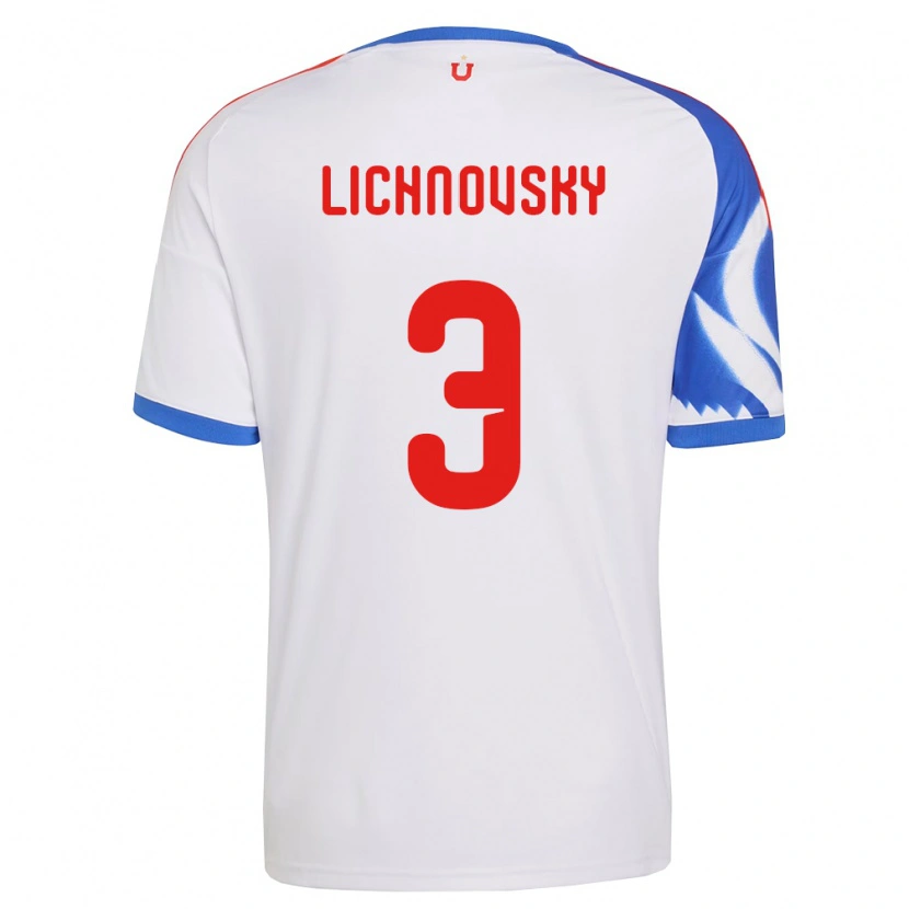 Danxen Niño Camiseta Igor Lichnovsky #3 Blanco Azul Marino 2ª Equipación 2026/27 La Camisa