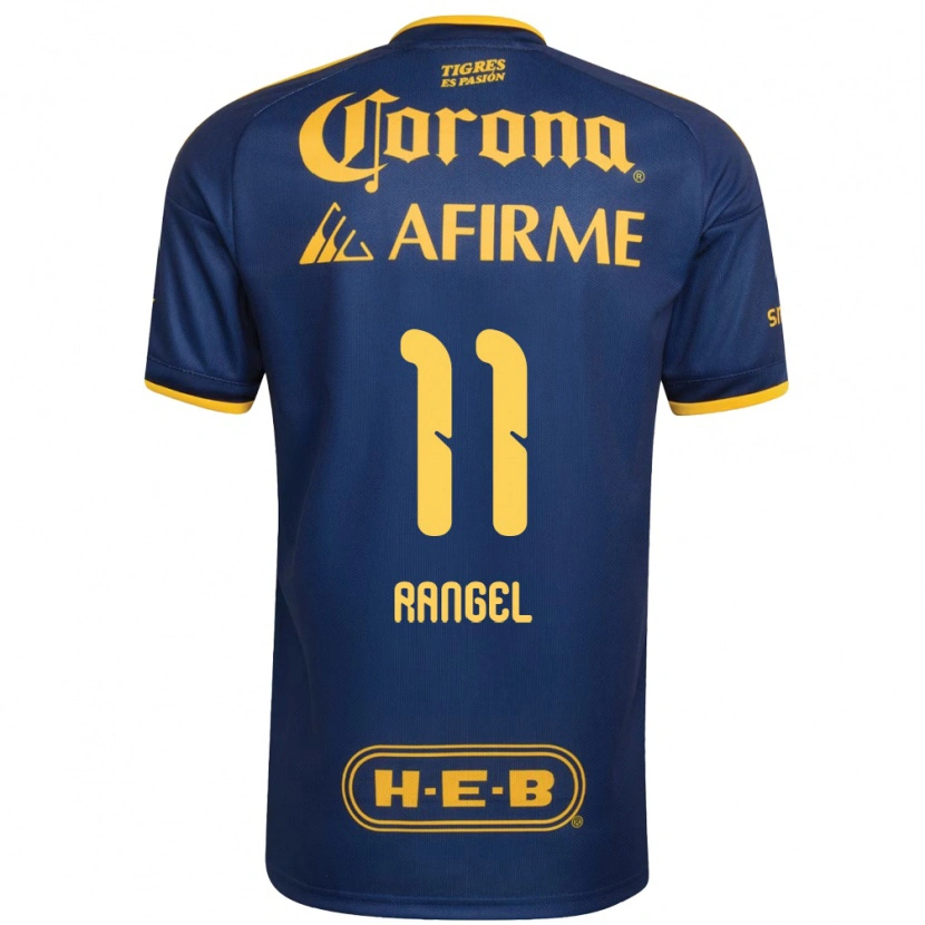 Danxen Niño Camiseta Nayeli Rangel #11 Azul Real Amarillo 2ª Equipación 2026/27 La Camisa