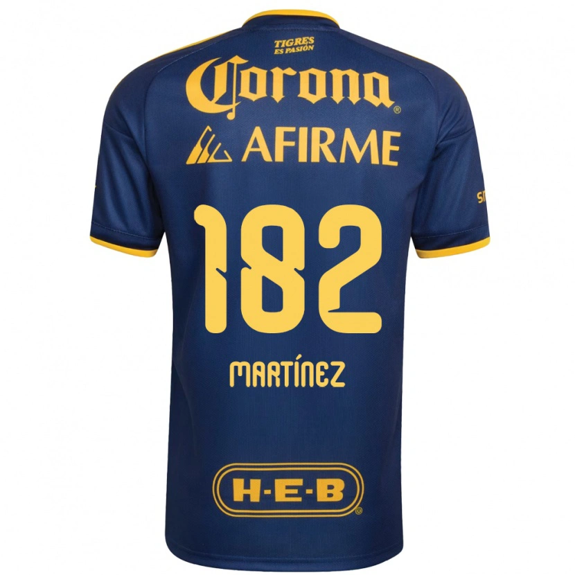 Danxen Niño Camiseta Saeed Martínez #182 Azul Real Amarillo 2ª Equipación 2026/27 La Camisa