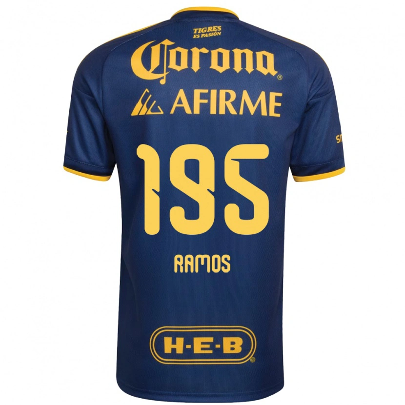 Danxen Niño Camiseta Rodrigo Ramos #195 Azul Real Amarillo 2ª Equipación 2026/27 La Camisa